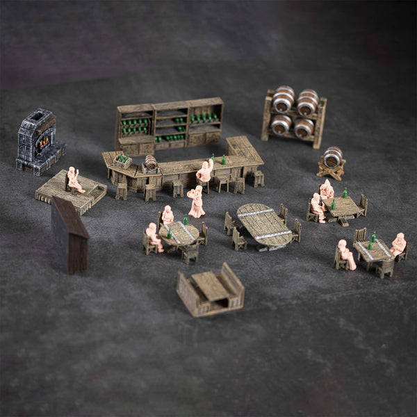 DND Tavern Bar Pub Miniature Scatter Terrain