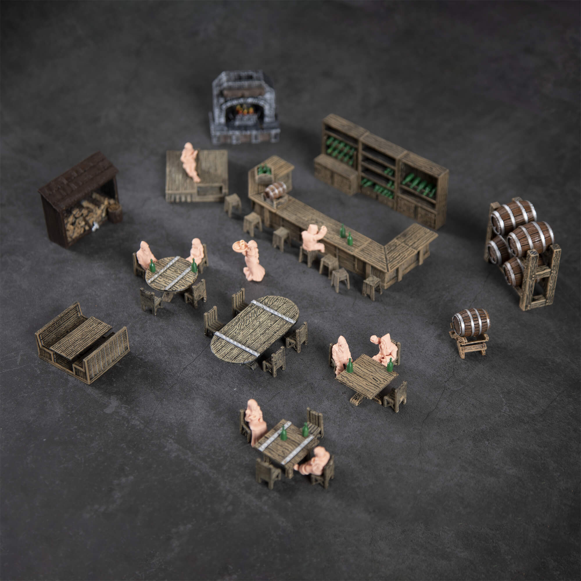 DND Tavern Bar Pub Miniature Scatter Terrain
