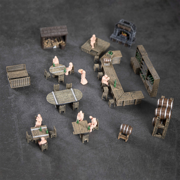 DND Tavern Bar Pub Miniature Scatter Terrain