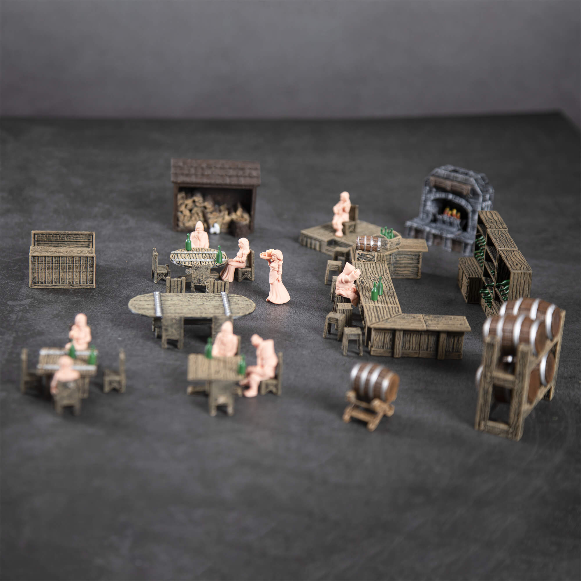 DND Tavern Bar Pub Miniature Scatter Terrain
