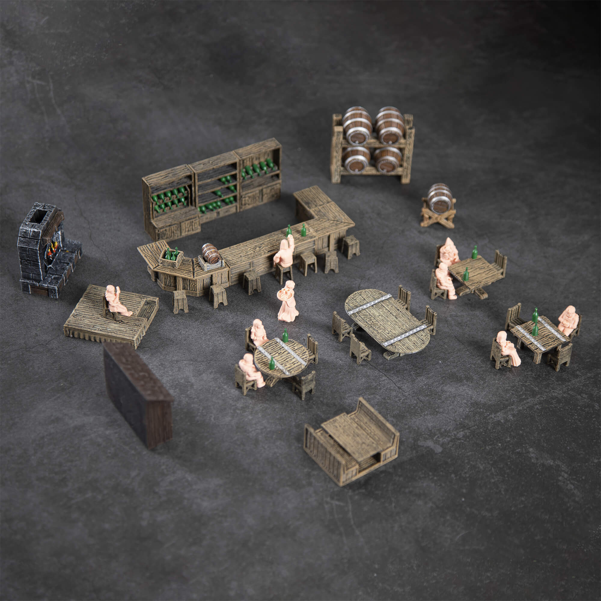 DND Tavern Bar Pub Miniature Scatter Terrain