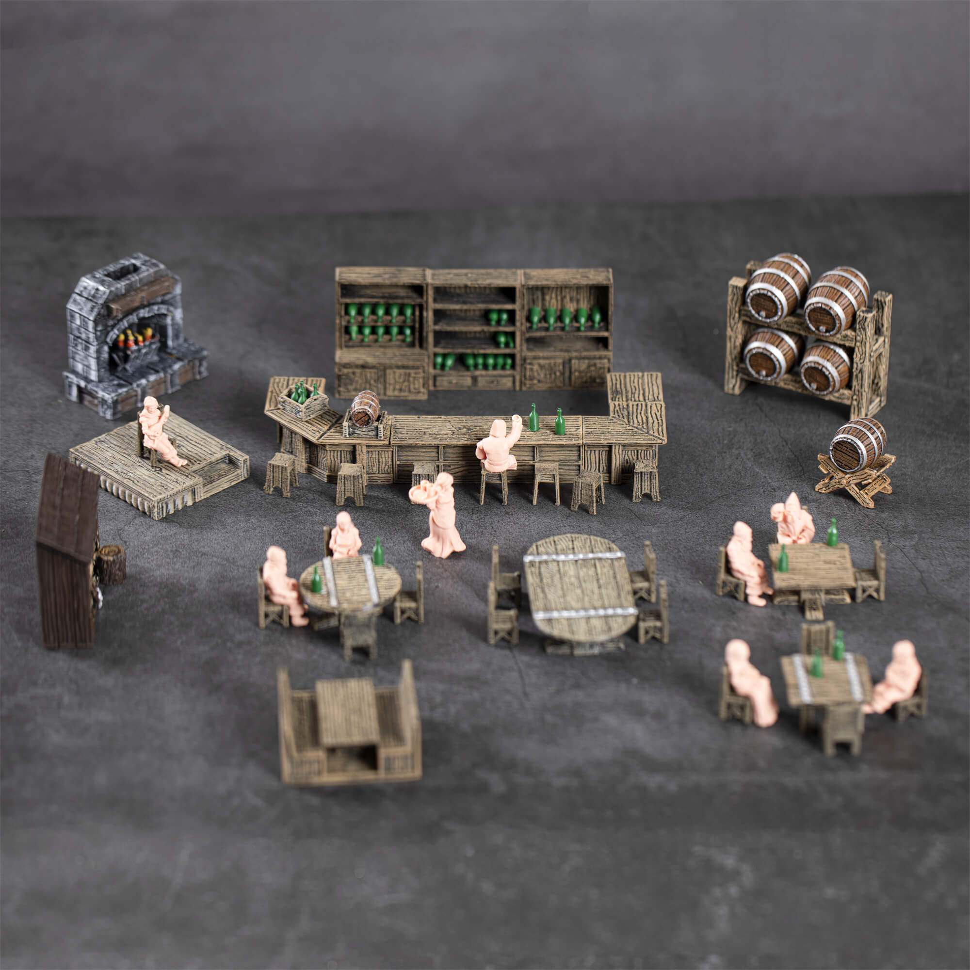 DND Tavern Bar Pub Miniature Scatter Terrain