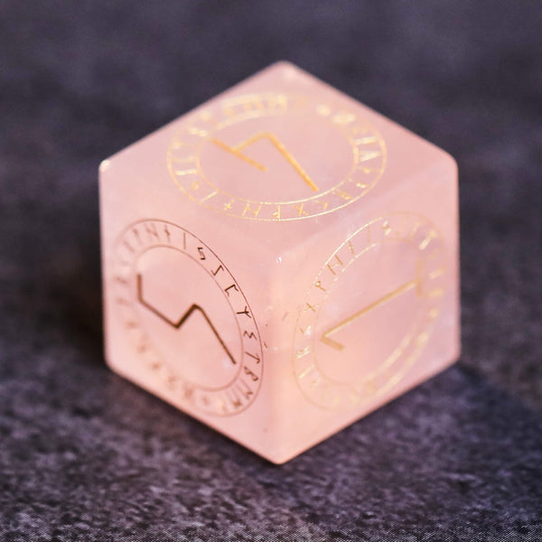 Pink Crystal Gems Dice DnD Dice Set