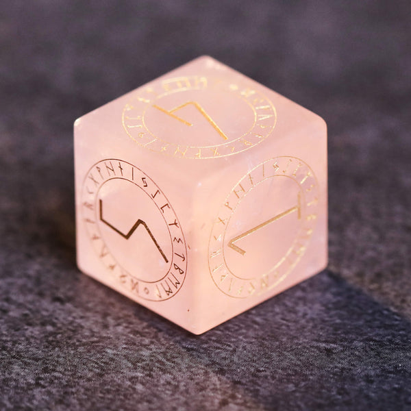 Pink Crystal Gems Dice DnD Dice Set