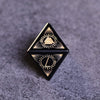 Obsidian Stone Dice for D&D
