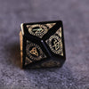 Obsidian Stone Dice for D&D