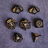 Obsidian Stone Dice for D&D