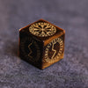 AUSPDICE Tiger Eye Gemstone Dice Hand Carved