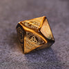 AUSPDICE Tiger Eye Gemstone Dice Hand Carved